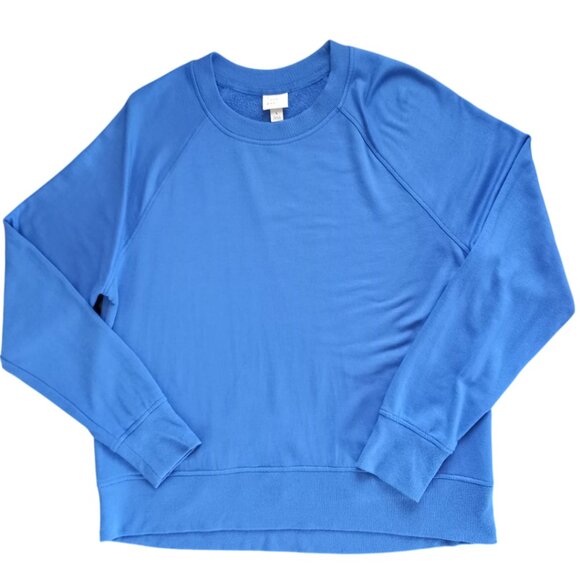 A New Day Blue Women’s Sweatshirt - Long Sleeve Crewneck Pullover, Size L - Picture 4 of 7
